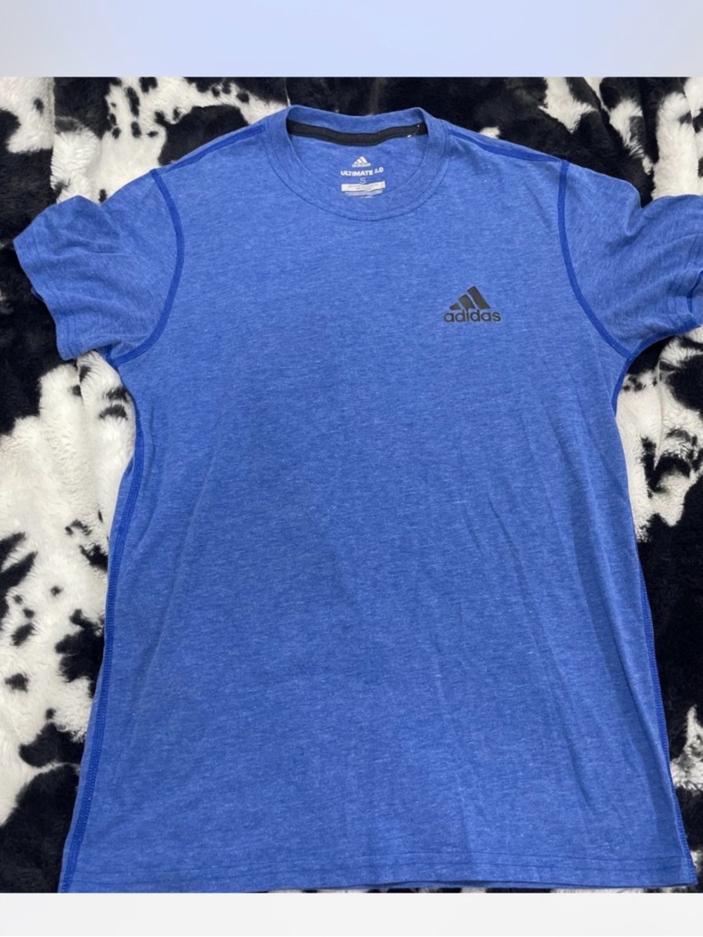 adidas Men's Royal Blue Short Sleeve Performance Tee